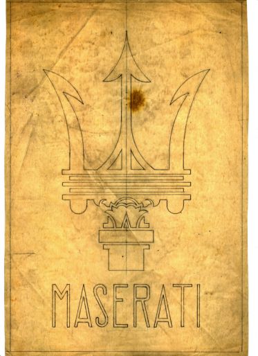 Tridente Maserati disegno